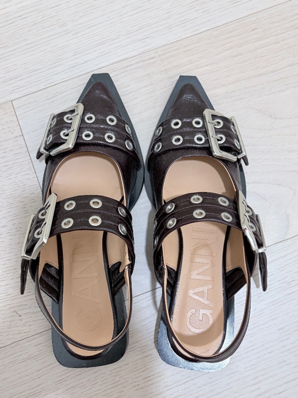 ganni sandals
